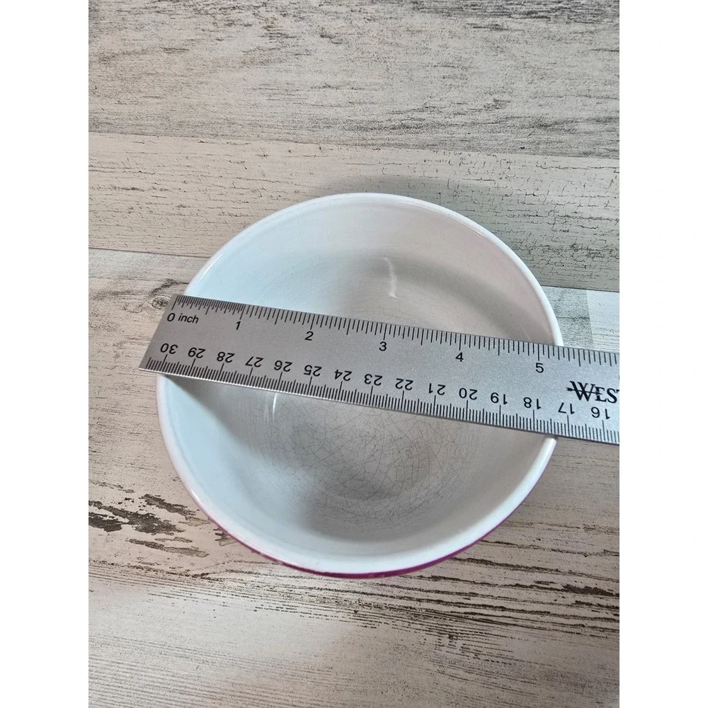 Kellogg's Raisin Bran Sun‎ Cereal Bowl Houston Harvest 2004 Purple Floral 31455